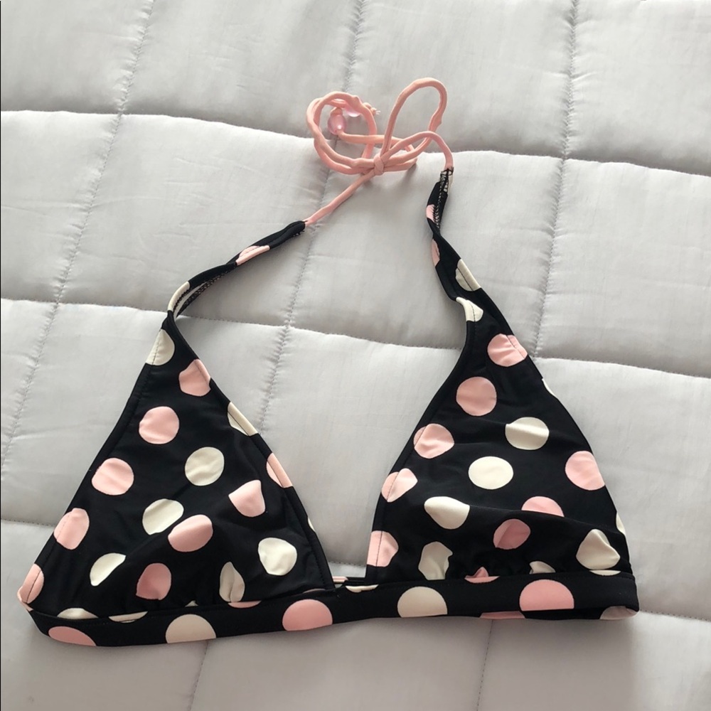 Polka Dot Bikini Top